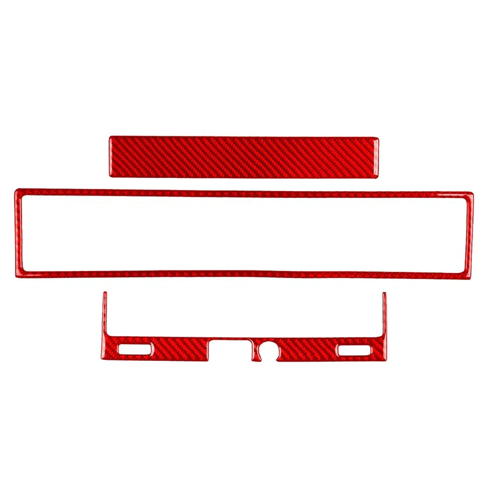 Storage Box Cover Trim for BMW 3 Series E36 (1994-1996) Carbon Fiber Red