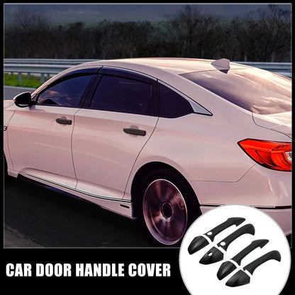 Car Door Handle Trims Set for Honda Accord 4 Door Black