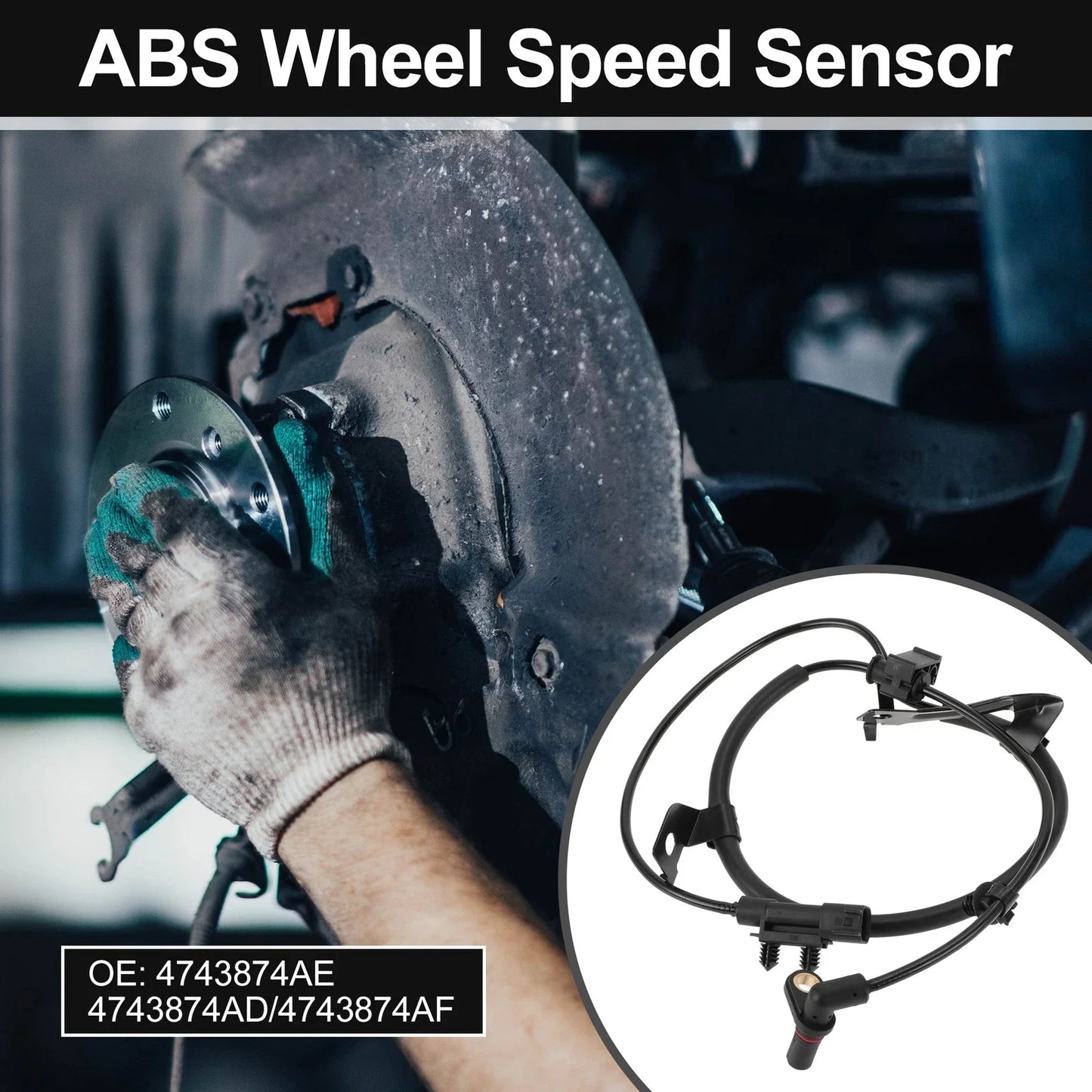 ABS Wheel Speed Sensor Kit for Dodge Journey (2009-2020) - 1 x Rear Right