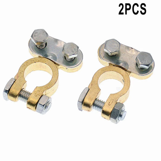 Battery Terminals 21mm Head Width Brass/Aluminium