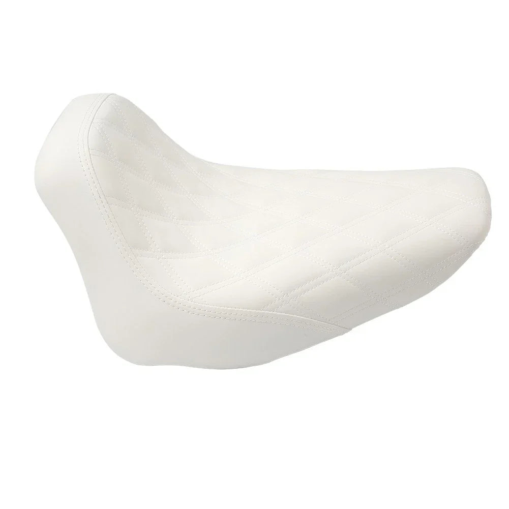Driver Seat Cushion for Harley Heritage Softail FLSTC (2006-2017) White