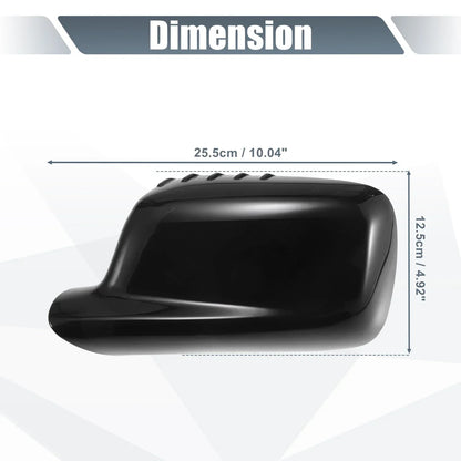 Left Side Mirror Cover Cap Gloss Black for BMW 3 Series E46 & 7 Series E65-E66