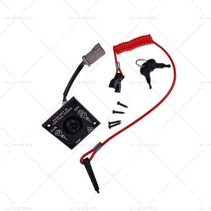 Marine Ignition Switch Panel w/ Key for Johnson Evinrude OMC