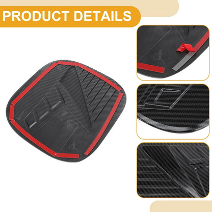 Fuel Tank Door Cap for Hyundai Tucson 2021-2025 Gas Tank Flap Carbon Fiber Black
