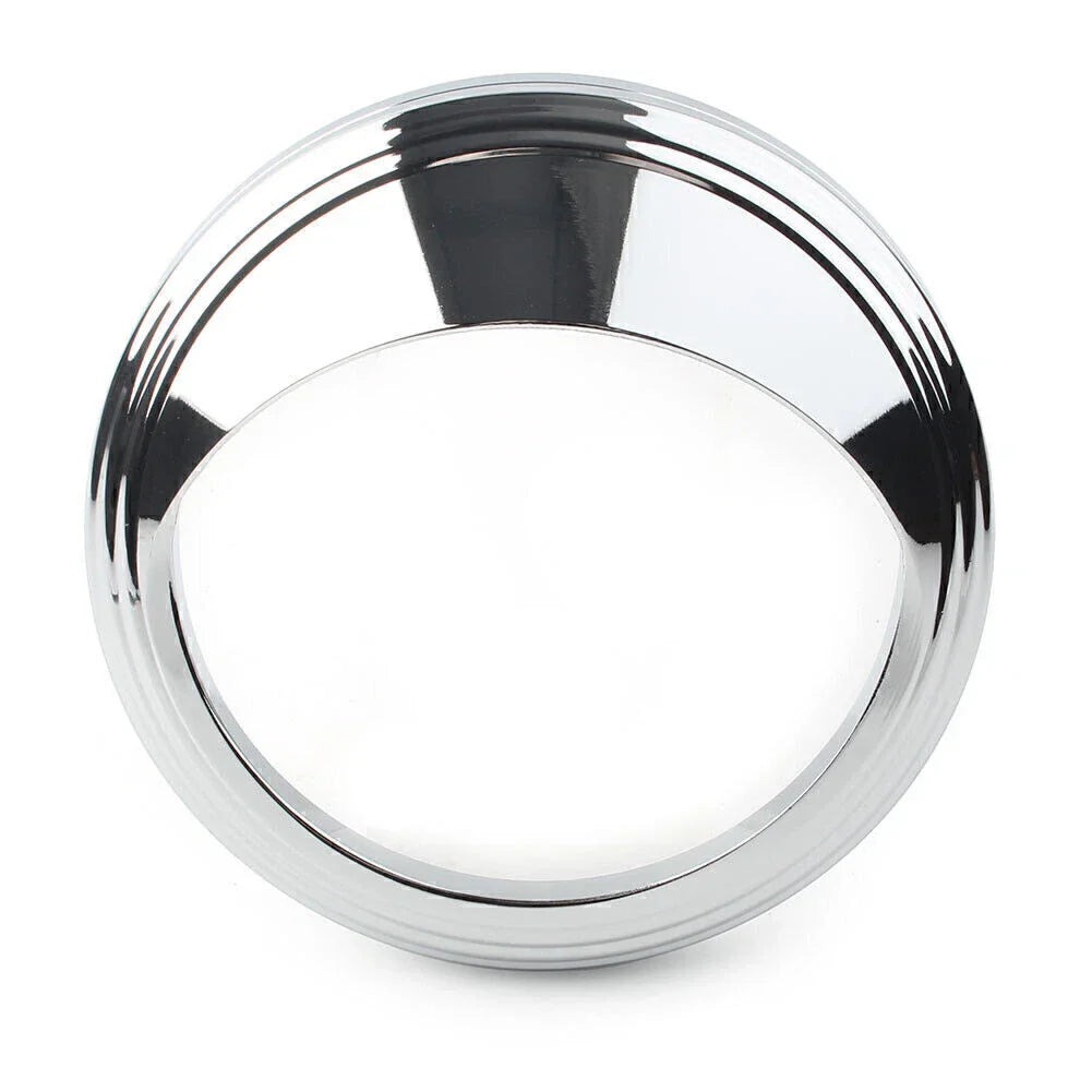 5" Chrome Bezel Trim Ring Visor Cover for Harley