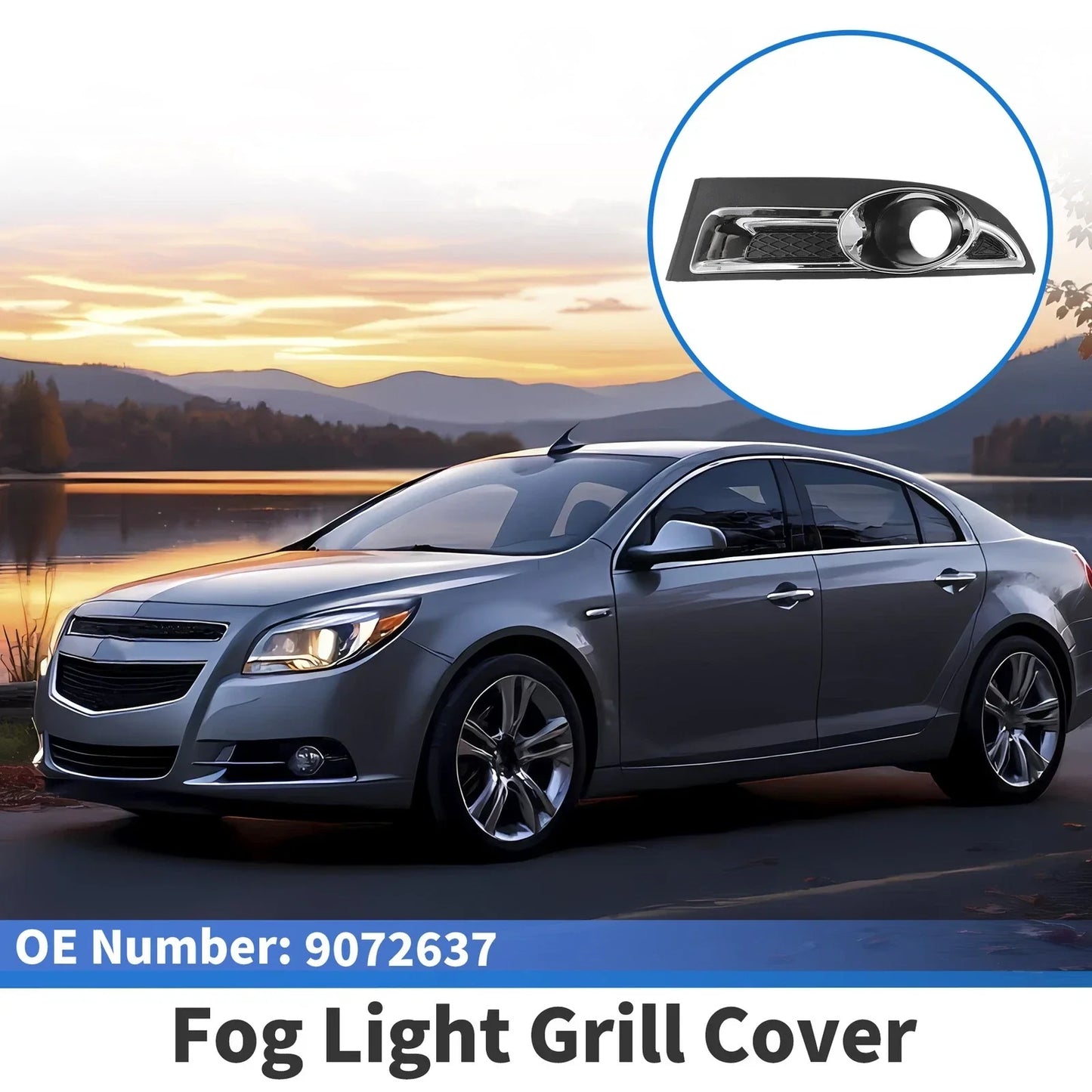 Front Right Fog Light Grill for Chevrolet Epica (2010-2012)