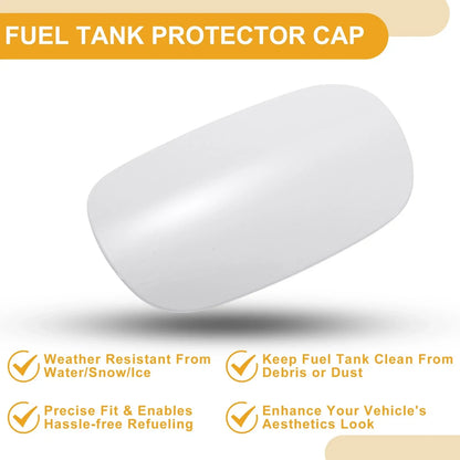 Fuel Tank Door Cap for Mercedes-Benz C180 C200 (2015-2020) - Clip Type, White