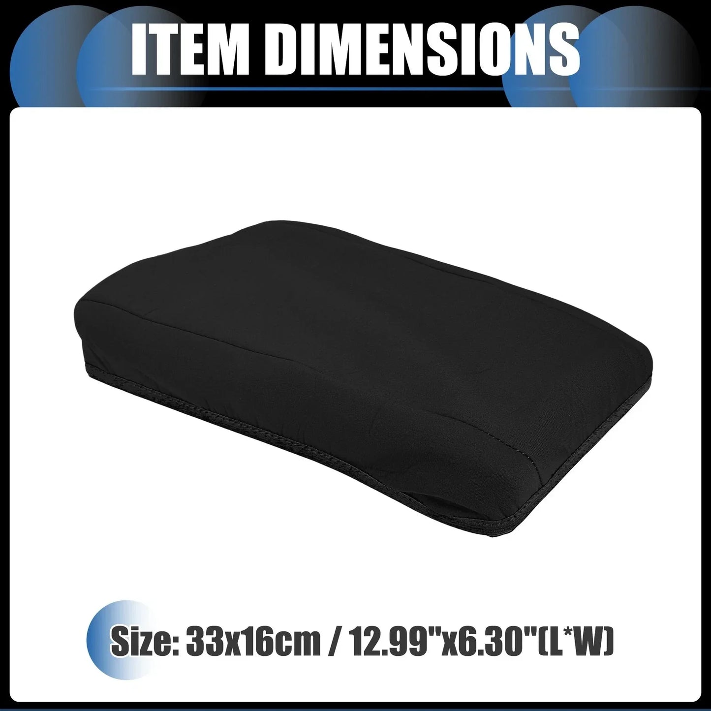 Armrest Protector Cover Pad for Hyundai Santa Fe (2019-2020) Neoprene Black