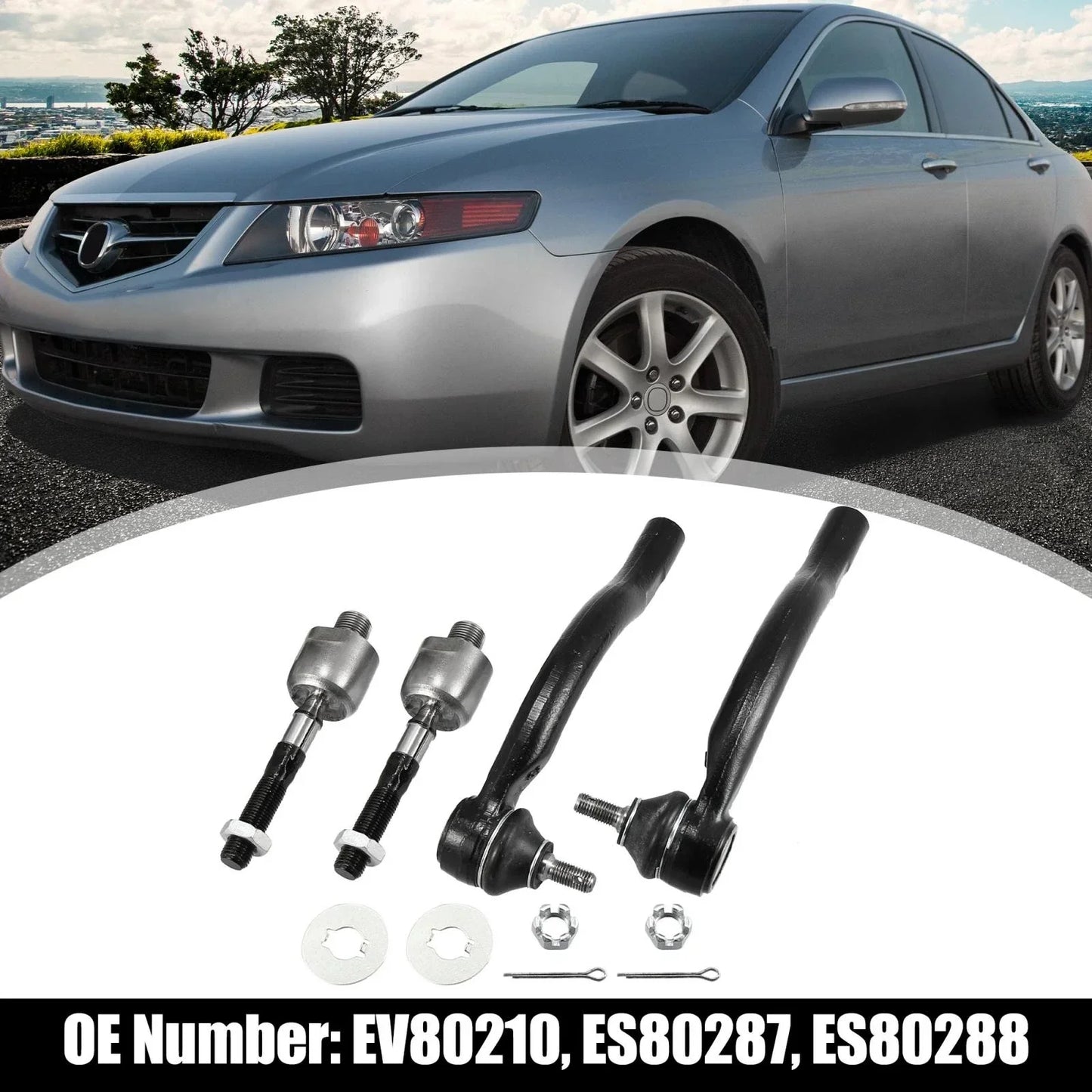 Tie Rod End Link Kit for Honda Accord & Acura TSX (2003-2008)
