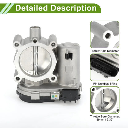 Throttle Body for Mercedes-Benz W176 C180 C200 C250 C300 C350 C400 (2012-2019)