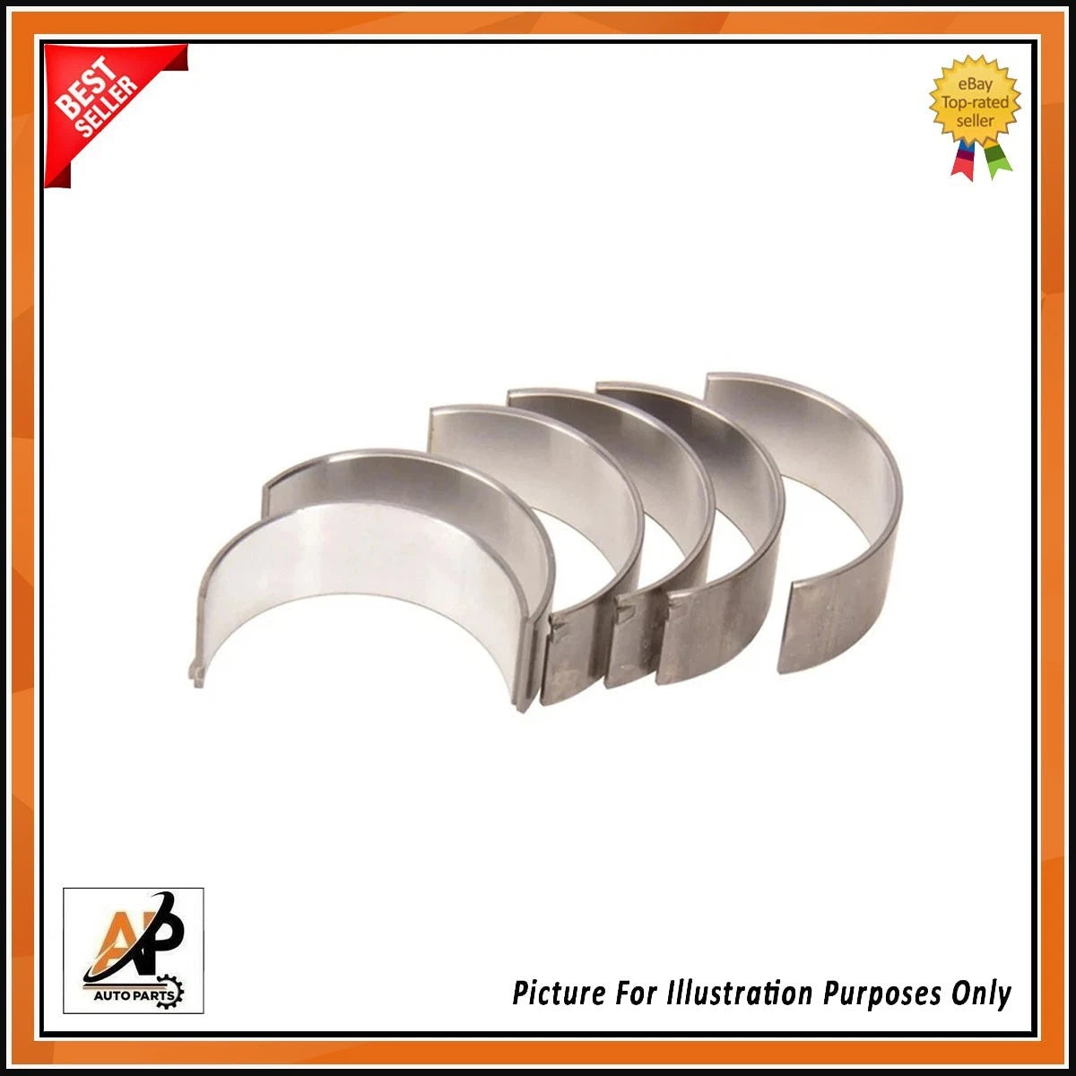 Big End Conrod Bearings Set Standard for Jaguar 2.0 Diesel SD4 (204DTA)