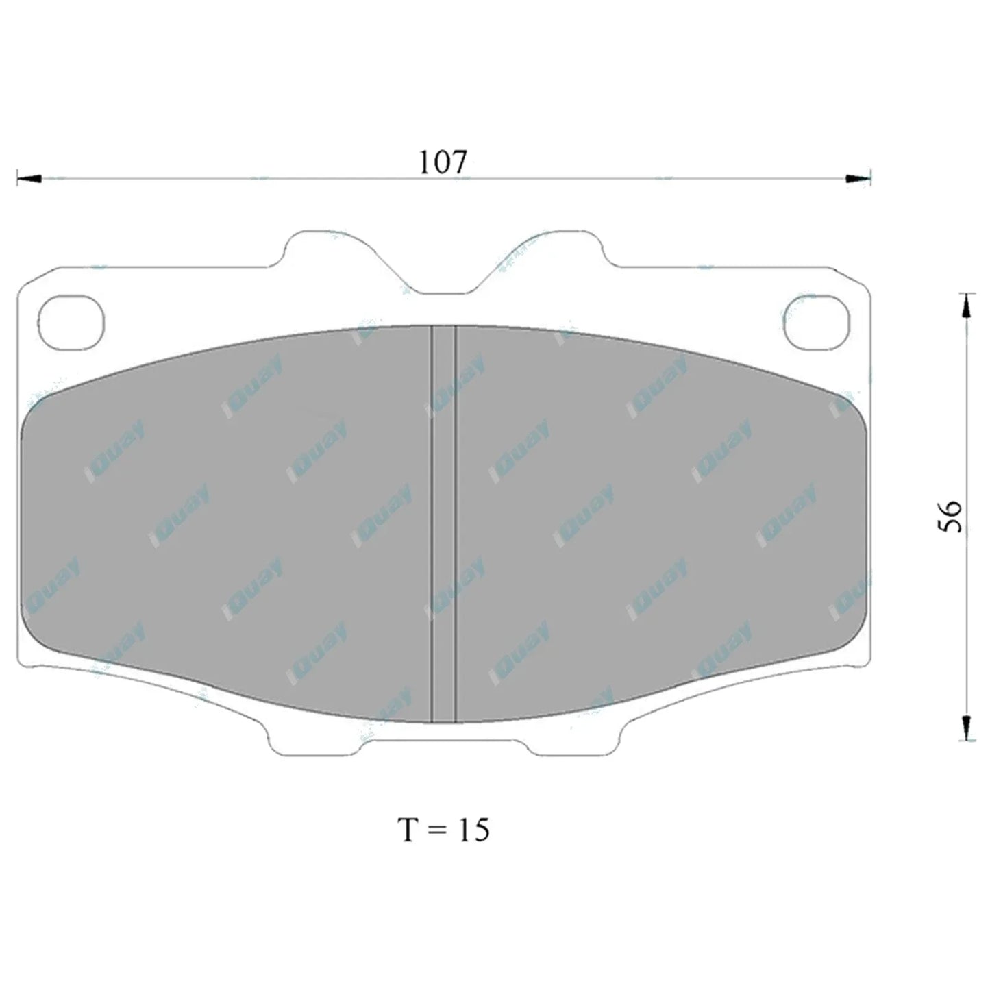 Front Disc Brake Pad Set for Toyota Bundera RJ70 LJ70 LJ71 84~91 Land Cruiser