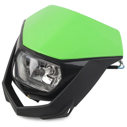 Headlight Fairing for Supermoto Dirt Bike - Green