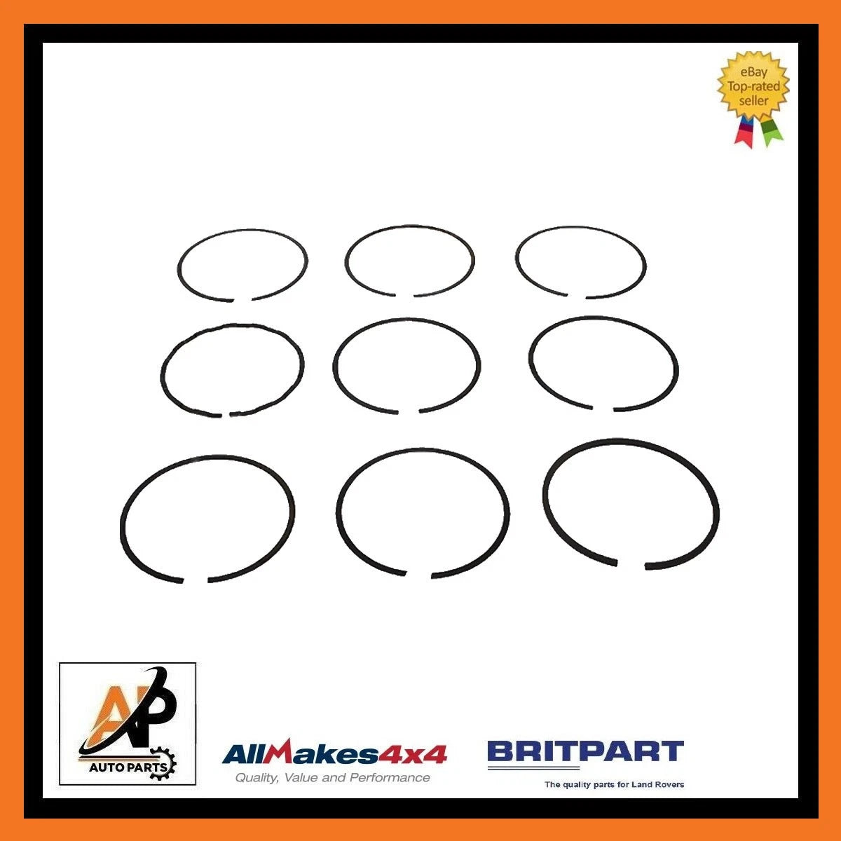 2.5 D Piston Ring Set Replacement for Land Rover Defender Diesel (1986–2016)