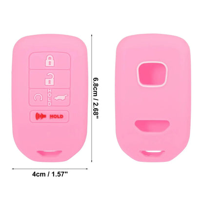 5 x Button Key Fob Cover Case Pink for Honda Accord Civic CR-V (2016-2023)