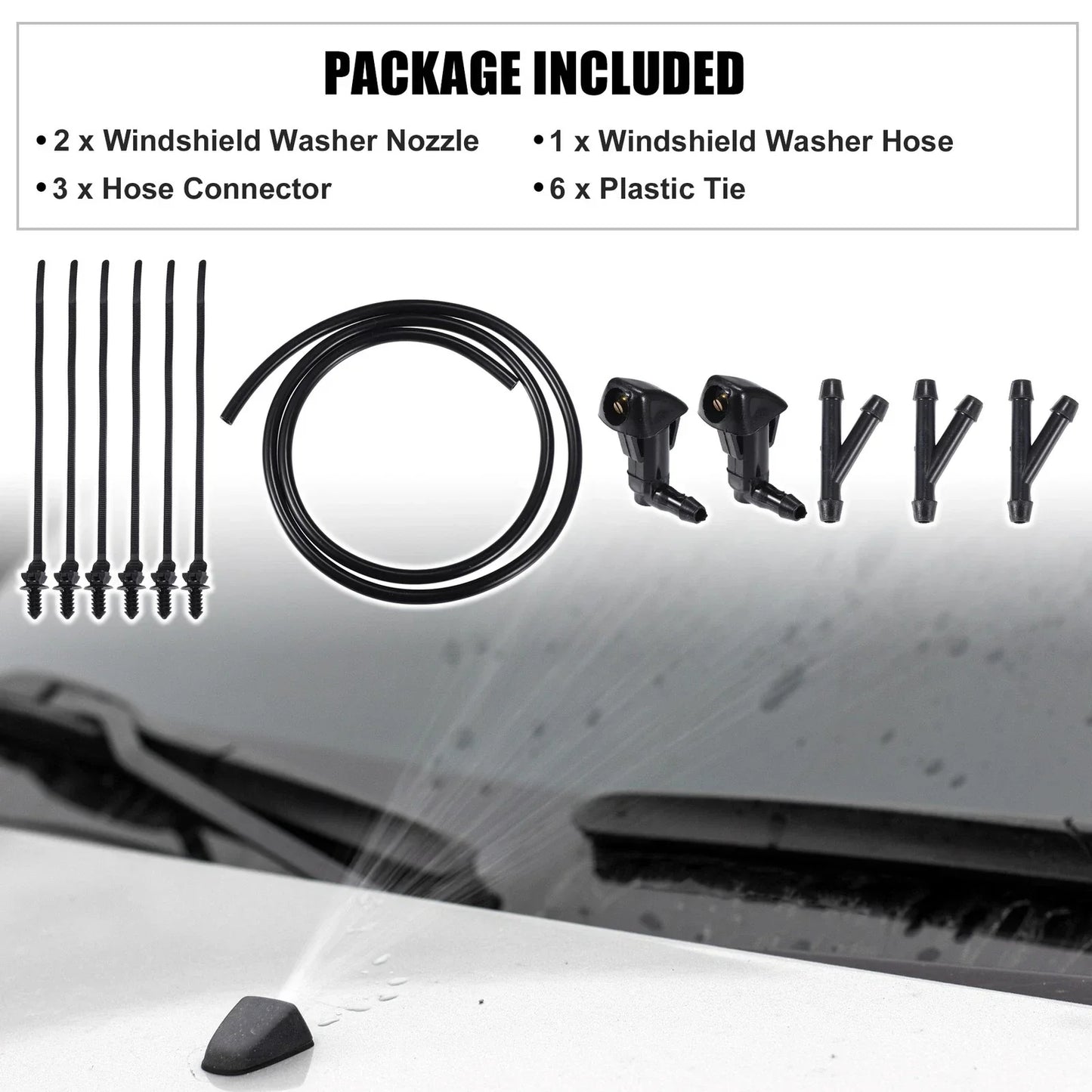 Windshield Washer Nozzle Set for Honda Accord (2018-2023)