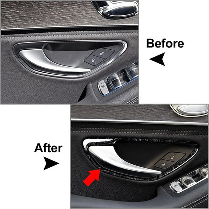 Interior Handle Frame Cover Trim for Benz C GLC Class W205 X253 (2015-2021)