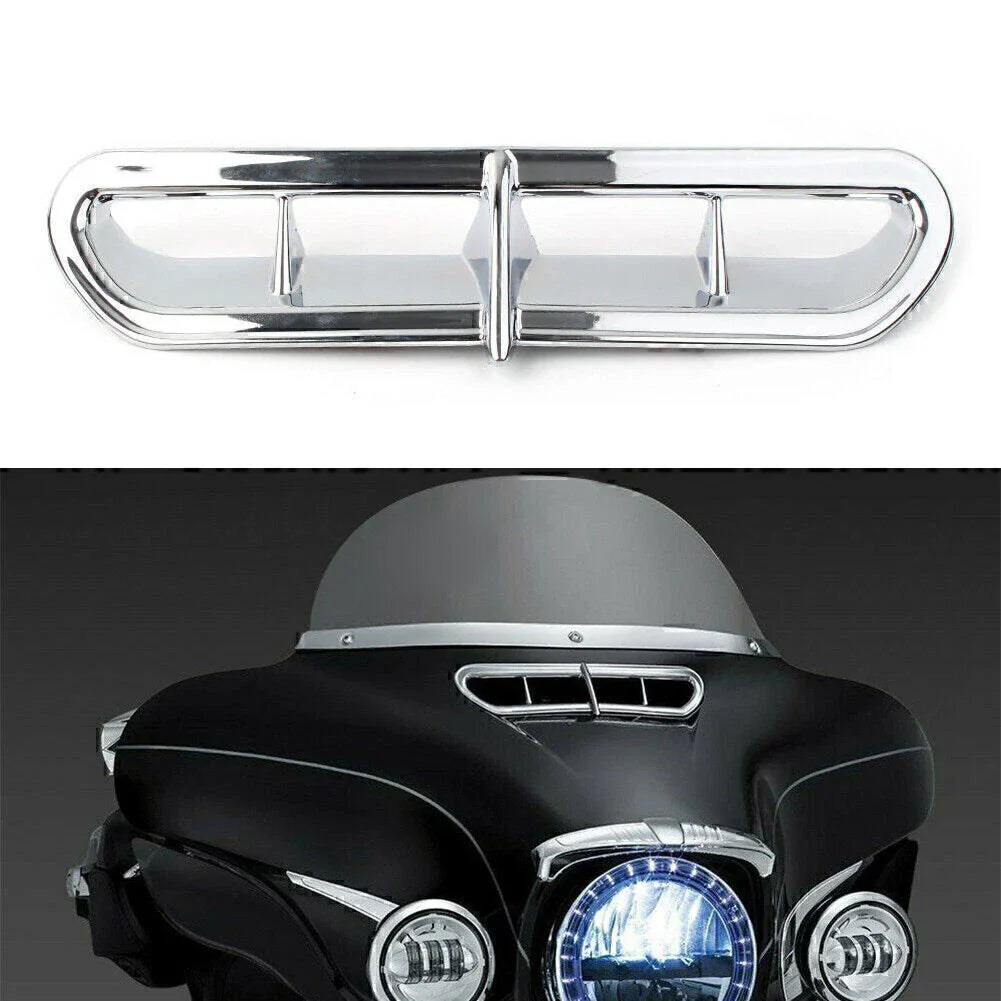 Chrome Fairing Vent Accent for Harley Touring Electra Street Tri Glide (2014-2018)