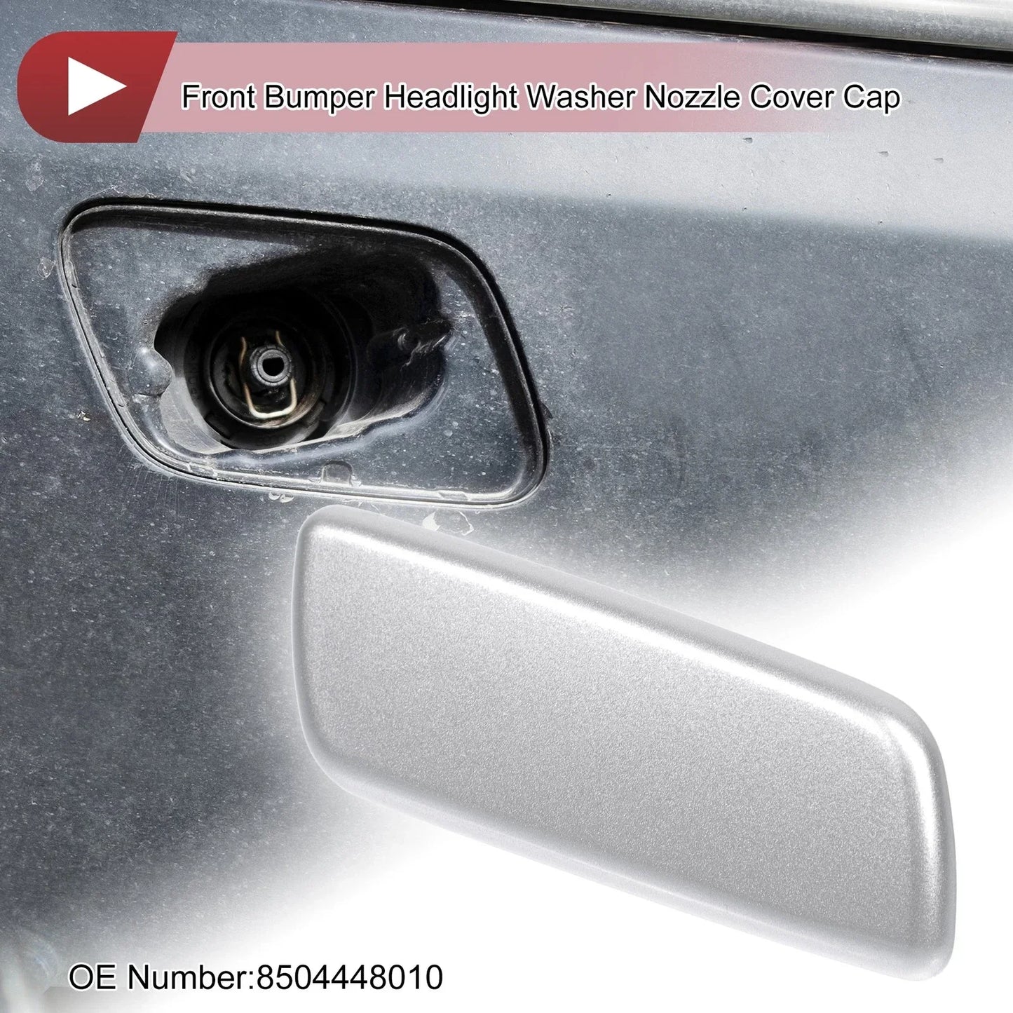 Front Right Washer Nozzle Cover for Lexus RX350 (2010-2013) - Silver Tone 1 x