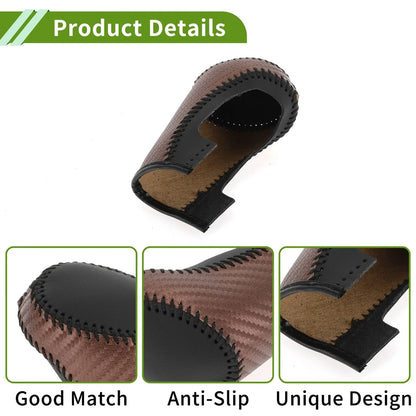 Brown Carbon Fiber Gear Shift Knob Cover for Chevrolet Malibu