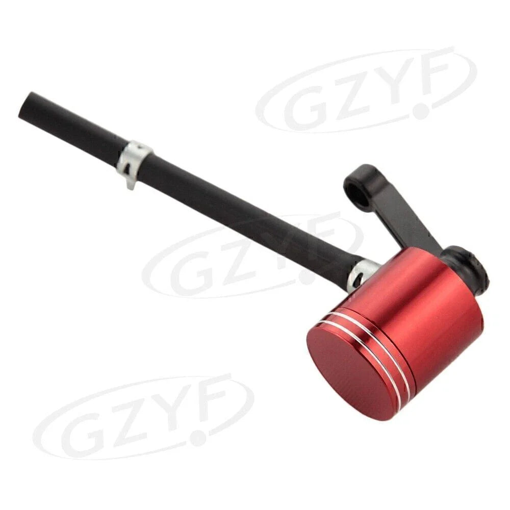 Universal Master Cylinder Fluid Reservoir for Brake Clutch Tank - Red