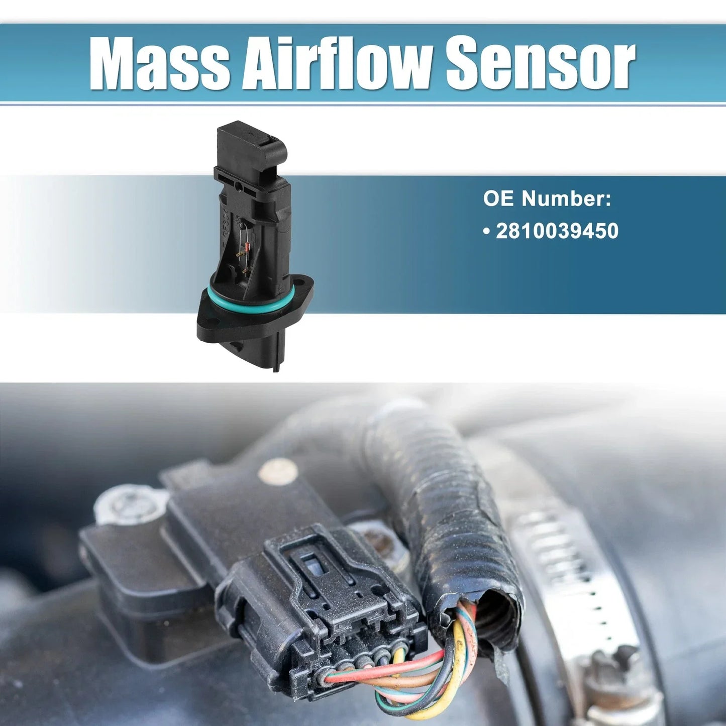 Mass Air Flow Sensor for Hyundai Santa Fe GLS LX 3.5L (2001-2006)