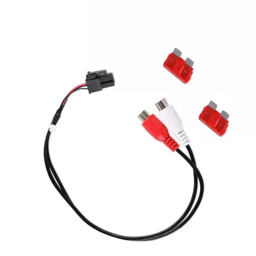 4-pin Signal Input Harness Connector to Low-level RCA for Various Models