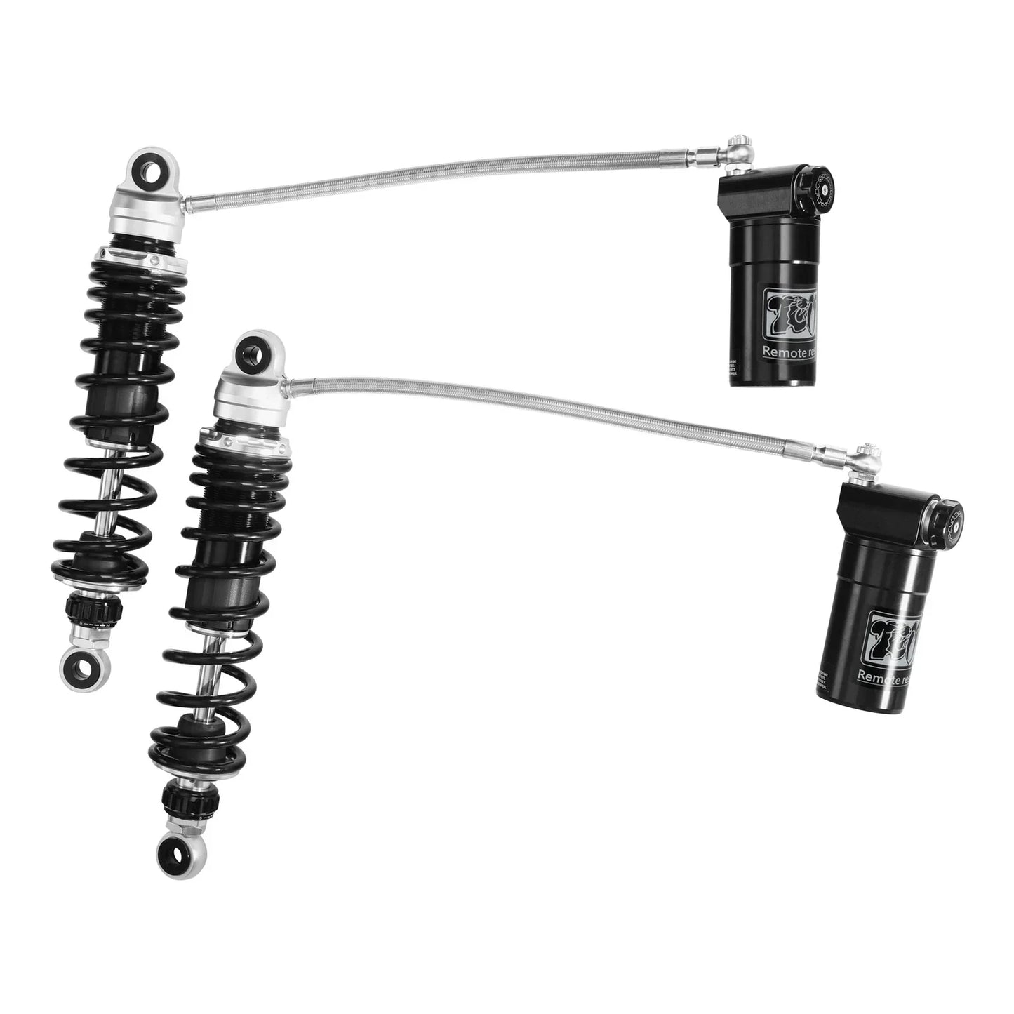 Remote Reservoir Rear Shocks for Harley Road Glide (2014-2024)