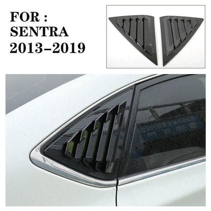 Carbon Fiber / Window Louver Vent Cover for Nissan Sentra Sedan (2013���2019)