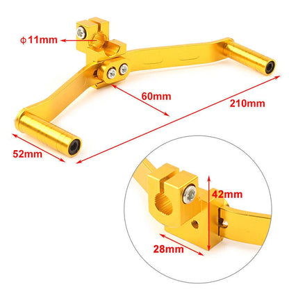 Gold Aluminum Motorcycle Dual Way Gear Shift Lever Pedal for Make & Model