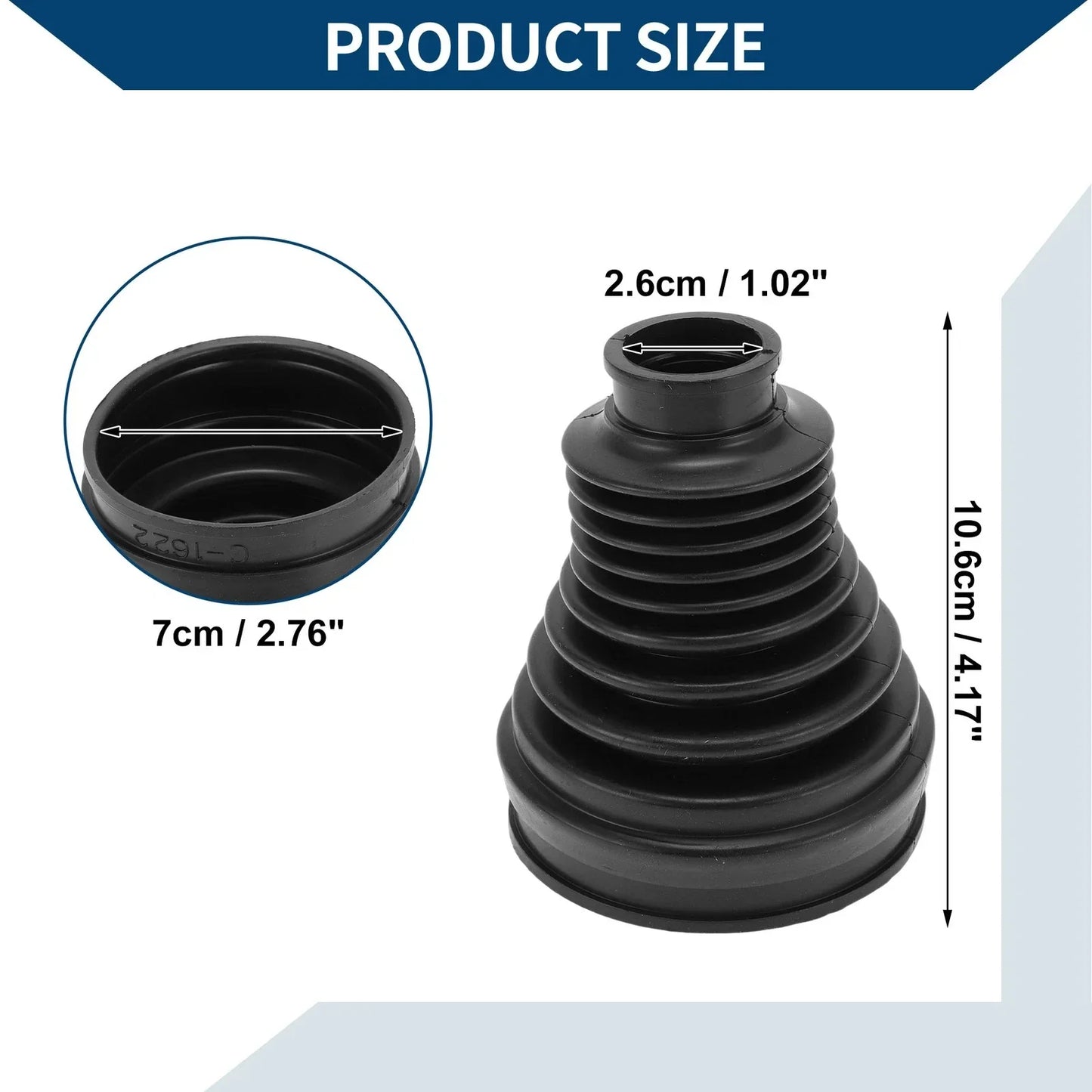 Inner CV Joint Boot Kit with Clamps for Porsche 911 (2011-2016)