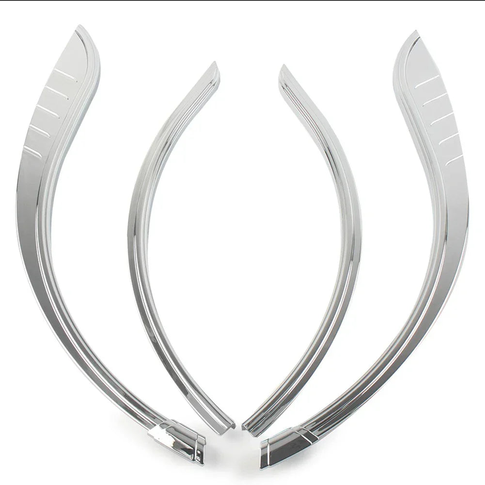 Rear Fender Flares Trim Accent Chrome for Harley Tri-Glide Ultra (2009-2023)