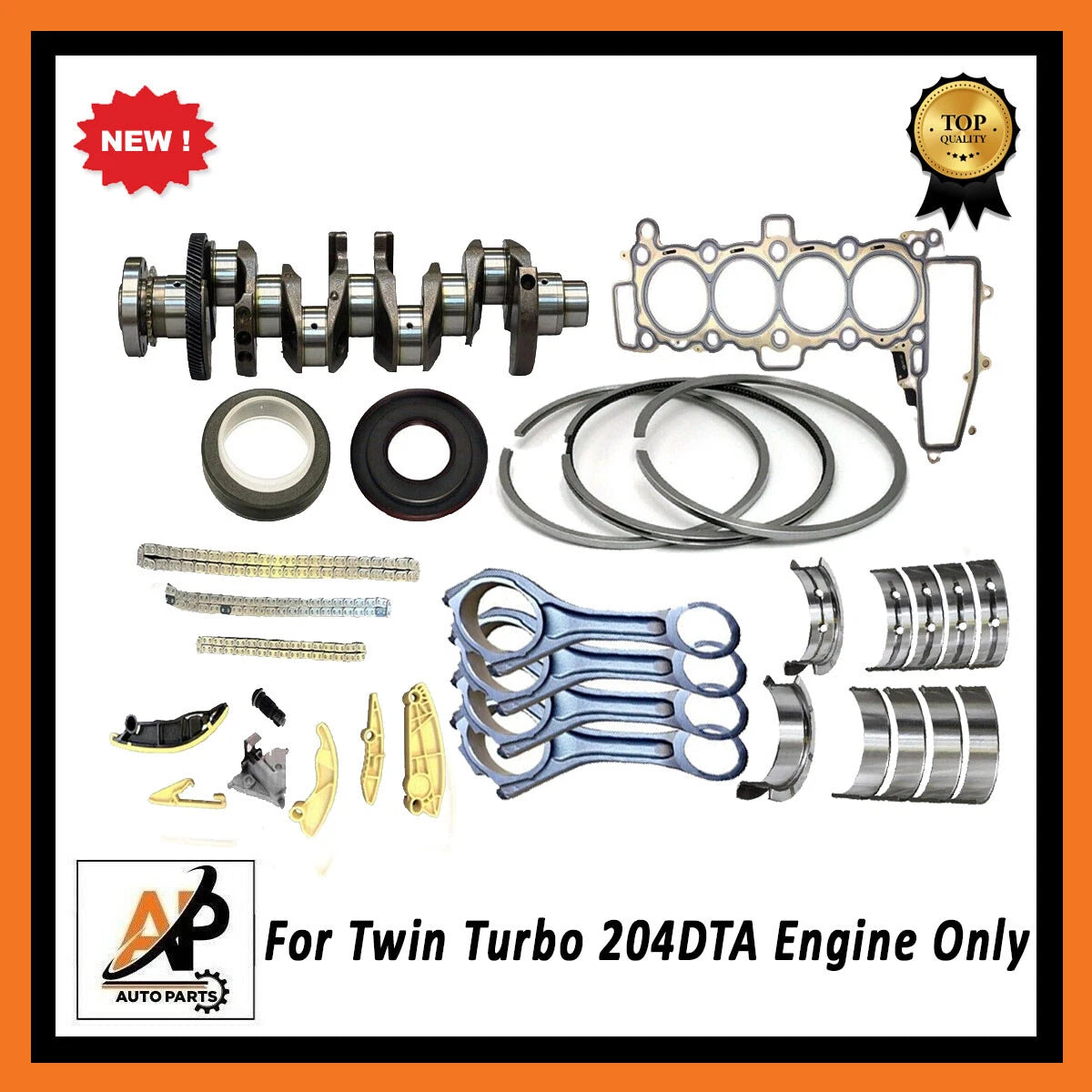 Crankshaft Engine Rebuild Kit for Jaguar E-Pace XE 2.0 (2017–2024)