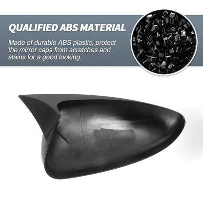 Rearview Mirror Cover Overlay Gloss Black for Chevrolet Cruze (2009-2015)
