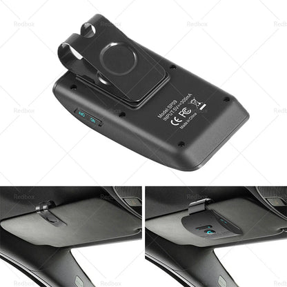 Bluetooth Handsfree Speaker Phone Clip for Black Car Sun Visor