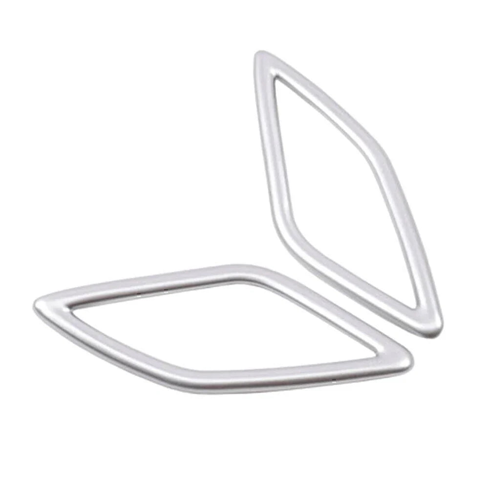 Matte Silver A-Pillar Speaker Covers for Volvo XC40 (2018-2020)