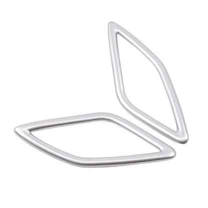 Matte Silver A-Pillar Speaker Covers for Volvo XC40 (2018-2020)