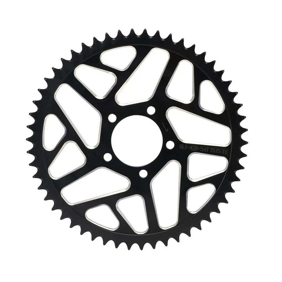 54T Black Aluminum Wheel Sprocket for Sur-Ron Light Bee S/X Dirt Bike