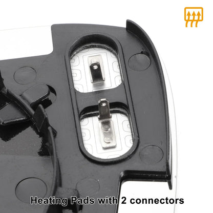 Right Side Heated White Mirror Glass for Porsche Panamera (2009-2015)