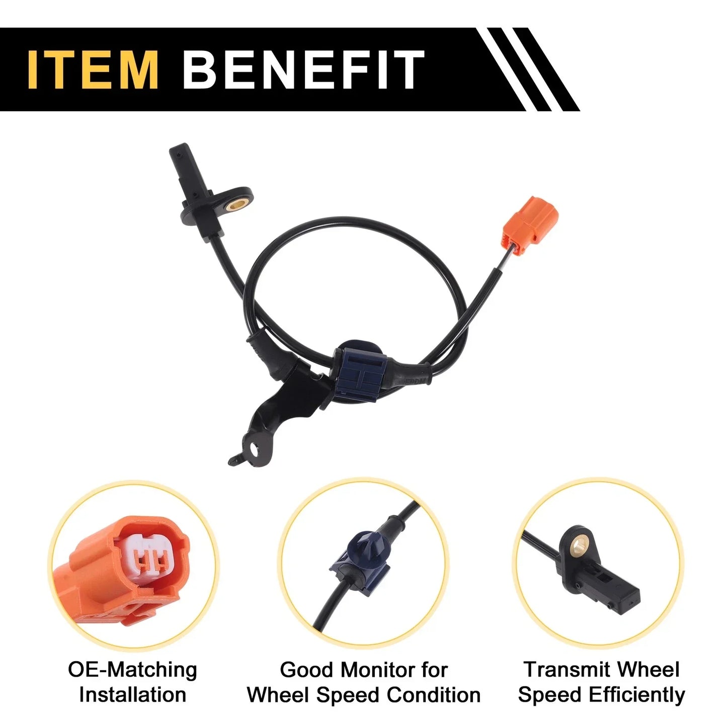 ABS Wheel Speed Sensor for Honda Accord Rear Left (2003-2007)