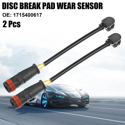 2 x Front Rear Disc Brake Pad Wear Sensors for Mercedes-Benz SL500 (2003-2006)
