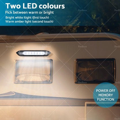 287mm Dual LED Bug Light 12V Awning Amber/White Lights for Car