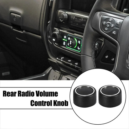 Rear Radio Volume Control Knob for Chevrolet GMC GM 22912547 Black
