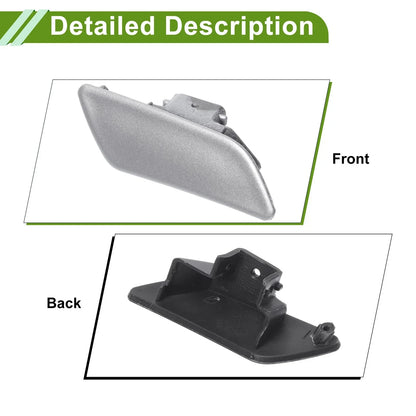 Washer Nozzle Cover for Porsche Panamera (2010-2023) - Silver Tone