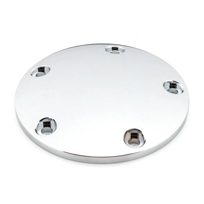 Silver Domed Timing Points Cover for Harley Twin Cam Softail Dyna Touring (99-17)