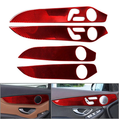 Interior Door Panel Cover for Benz C Class W205, GLC Class X253 (2014-2021)