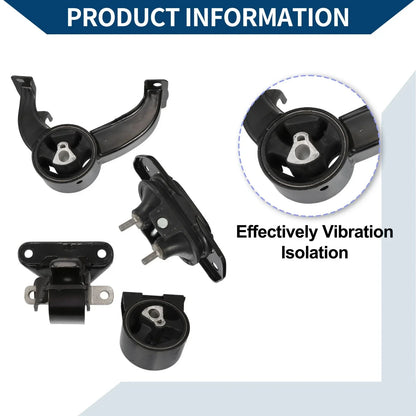 Engine Motor Trans Mount Set for Dodge Avenger 2.4L (2008-2014)