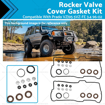Rocker Valve Tappet Cover Gasket for Toyota Prado VZJ95 V6 3.4L (1996-1999)