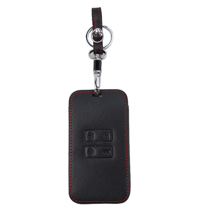 Leather Car Remote Key Cover Fob Case Holder for Koleos Kadjar Captur