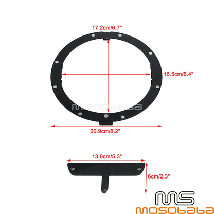 Headlight Bracket Mount for Harley Touring, Street Glide, Road King, Tri Glide (2009-2023)